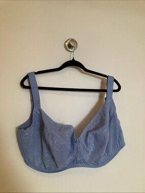 42M Blue Lace Underwire Bra - Understance